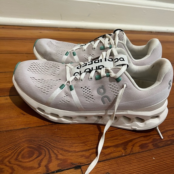 On Men's Cloud Surfer White Running Shoe - Picture 1 of 6
